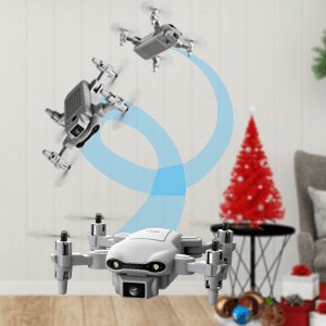4DRC V9 mini drone with 720P HD camera, dual-lens real-time video transmission, app control, quadcopter for beginners, remote control toy gift for adults and children