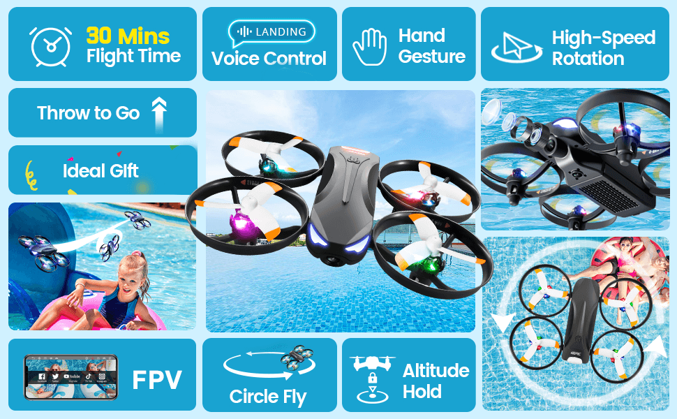 4D-V16 Remote Control Light Drone