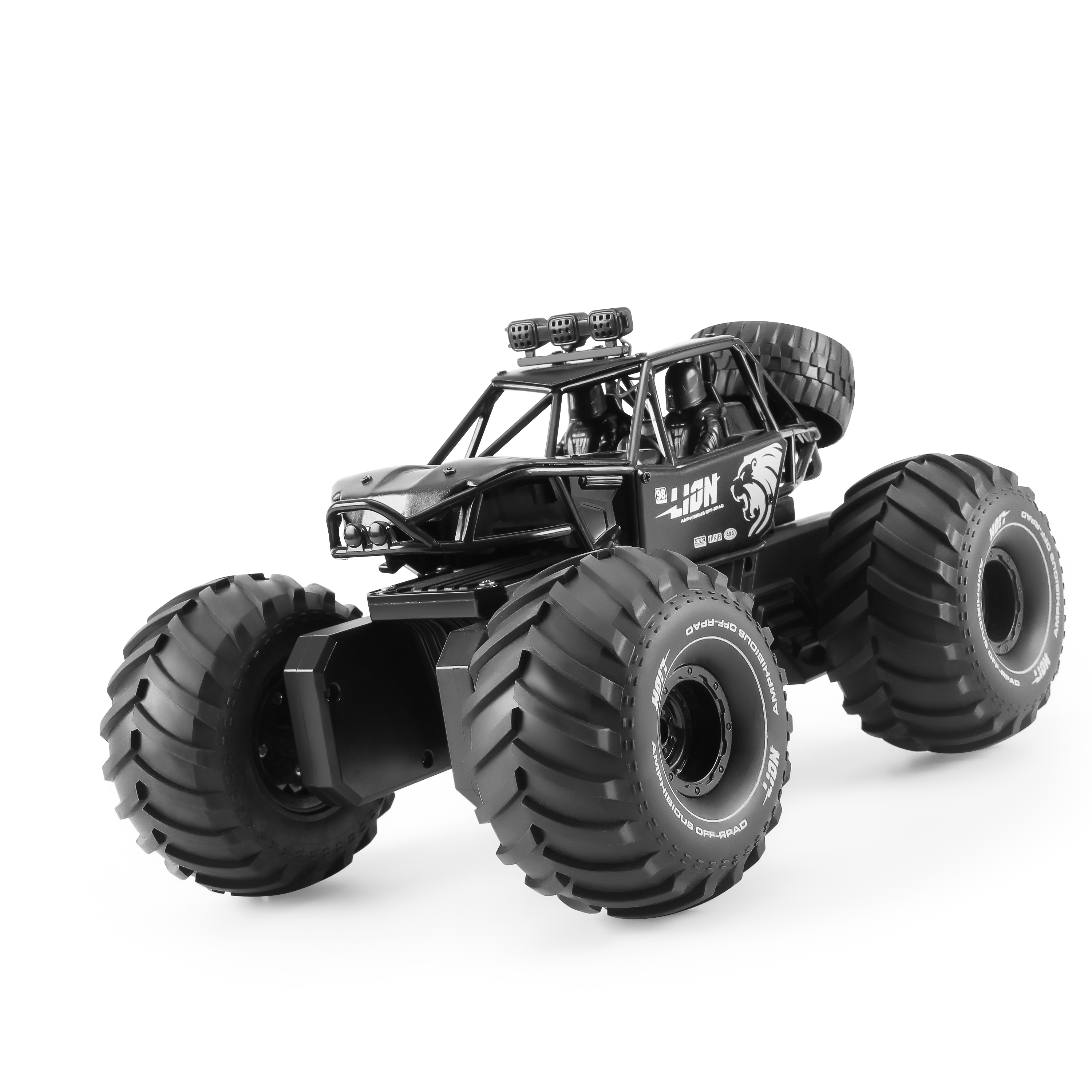 4D-Y10 Amphibious Off-Road RC Truck – 8K FPV, 4WD Climbing Monster