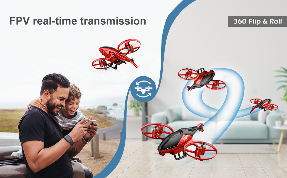 4D-M3 Helicopter Mini Drone with 1080p Camera RC Toys