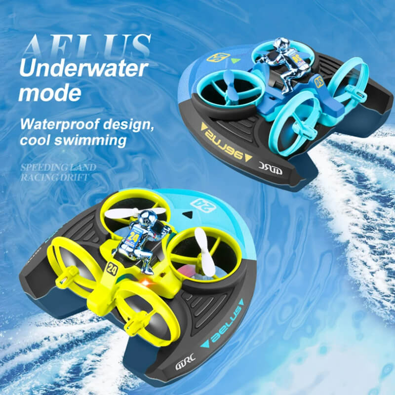4D-V24 Drone RC Car RC Boat 3 in 1 Toy
