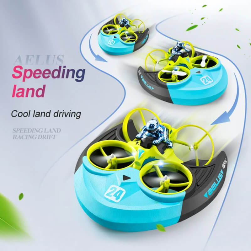 4D-V24 Drone RC Car RC Boat 3 in 1 Toy
