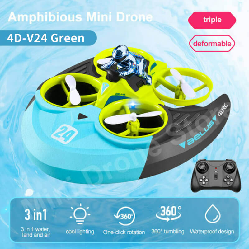 4D-V24 Drone RC Car RC Boat 3 in 1 Toy