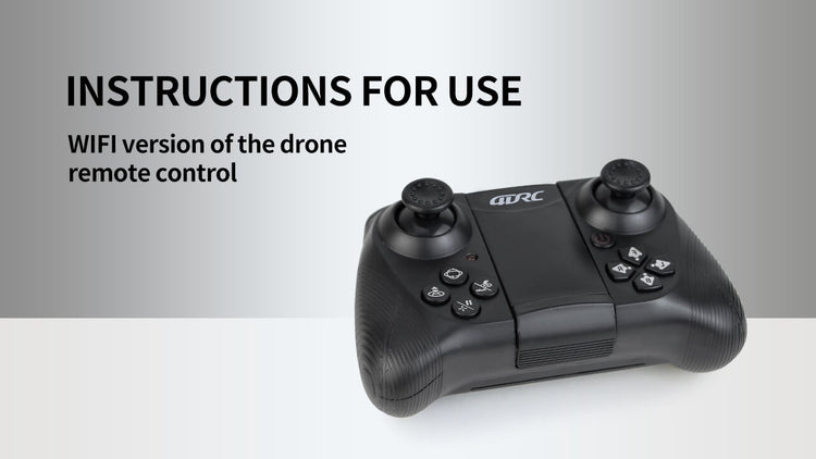 Introduction to the buttons of the WIFI version of the drone's remote ...