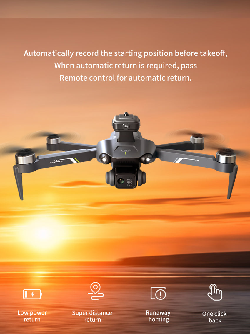 4D-V28 Brushless GPS Drone – 8K Dual Camera, Foldable Aerial Photography（GPS）