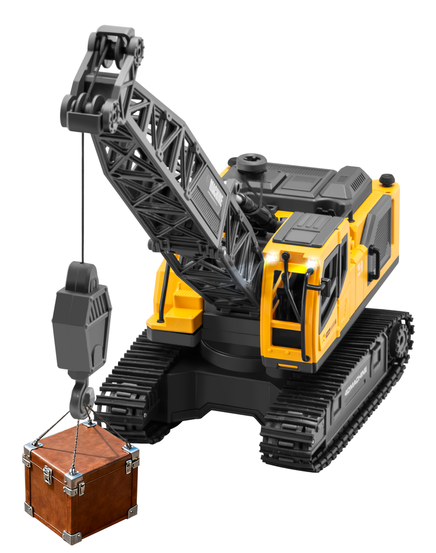 4D-E4 12-Channel RC Crawler Crane with Spray Function（1:18 Scale）