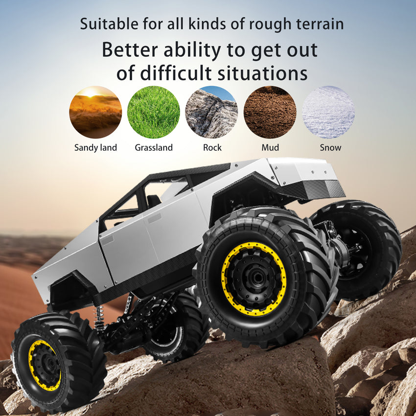 9219E 6-Wheel 4WD RC Rock Crawler – All-Terrain Off-Road Monster Truck
