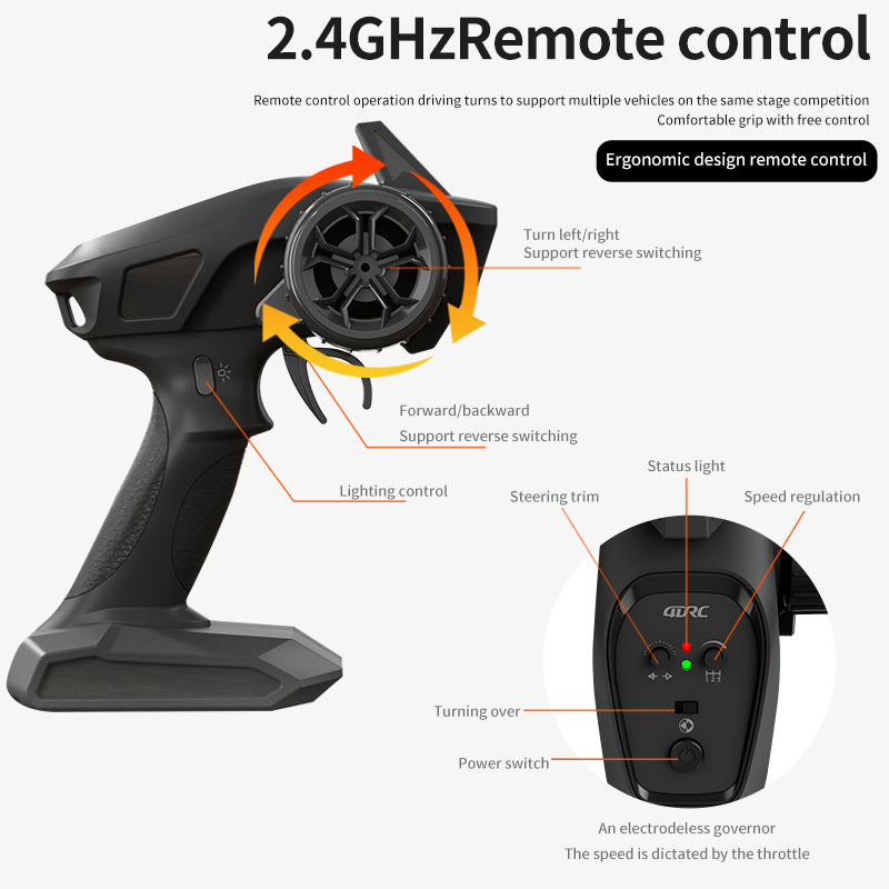 4D-H5 Series 4WD Brushed High-Speed RC Off-Road Vehicle