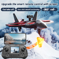4D-V46 4-Axis Spray Combat Drone | 8K Dual Camera & Obstacle Avoidance Fighter Jet（LCD Screen Remote）