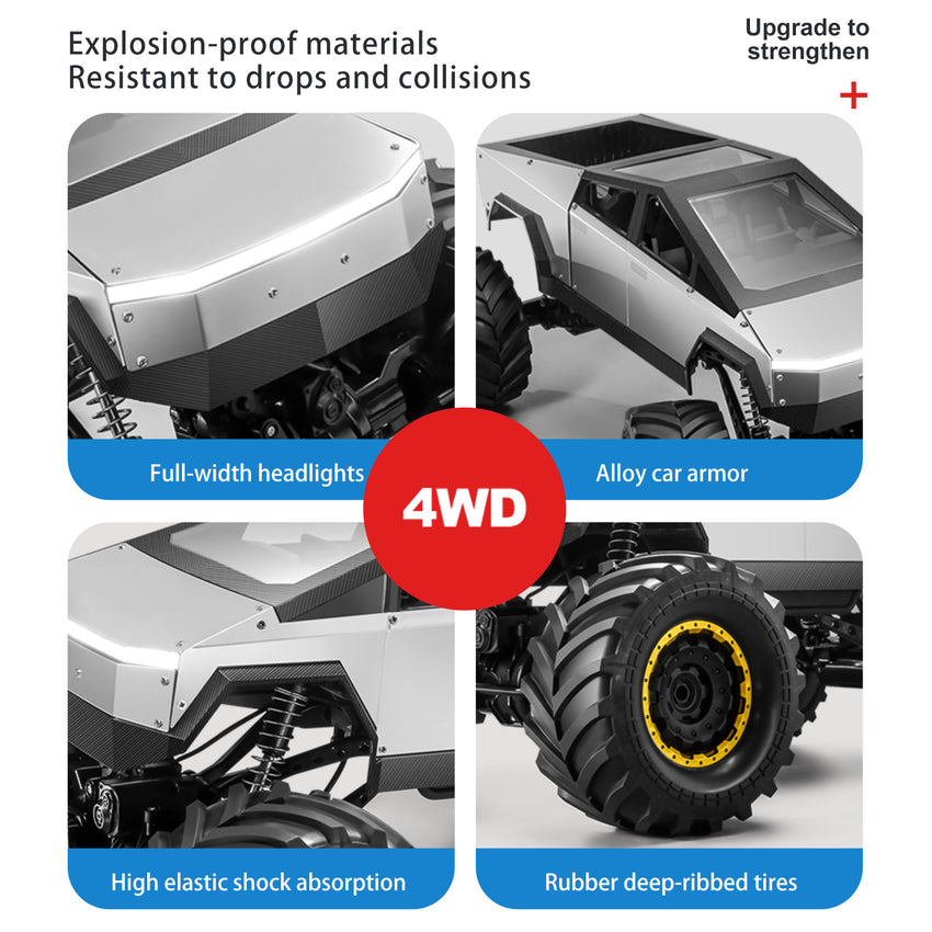 9219E 6-Wheel 4WD RC Rock Crawler – All-Terrain Off-Road Monster Truck