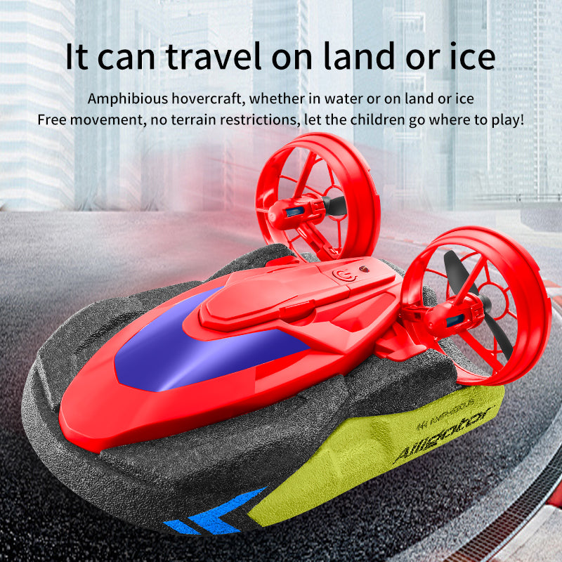 4D‑S10 Series 2‑in‑1 Amphibious Stunt Hovercraft RC Boat