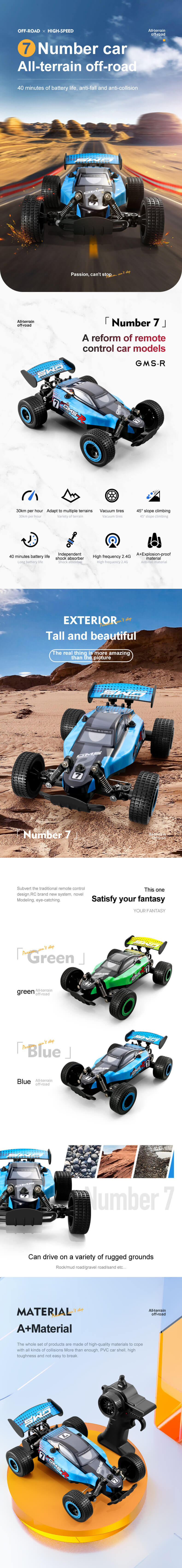 4D-C8 Remote Control Racing Car Toy for Kids