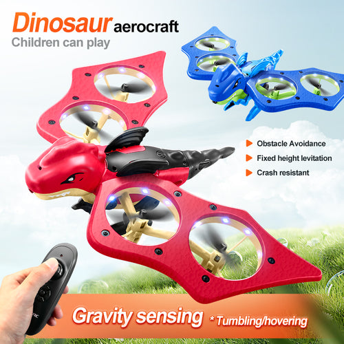 4D-V48 Dinosaur Quadcopter: Obstacle Avoidance RC Drone for Kids