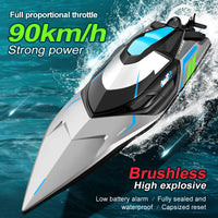 4D‑S2 MAX Series Single‑Propeller High‑Speed RC Boat (Large Size, Brushed Version)