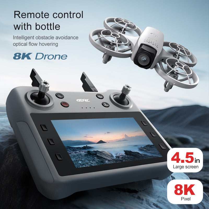 4D-V53 8K RC Drone with Screen Remote Controller – Beginner-Friendly Aerial Photography