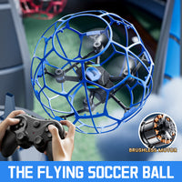4D-V51 Brushless Flying Soccer Ball Drone | Interactive Aerial Toy with Protective Cage & Auto-Recovery Mode