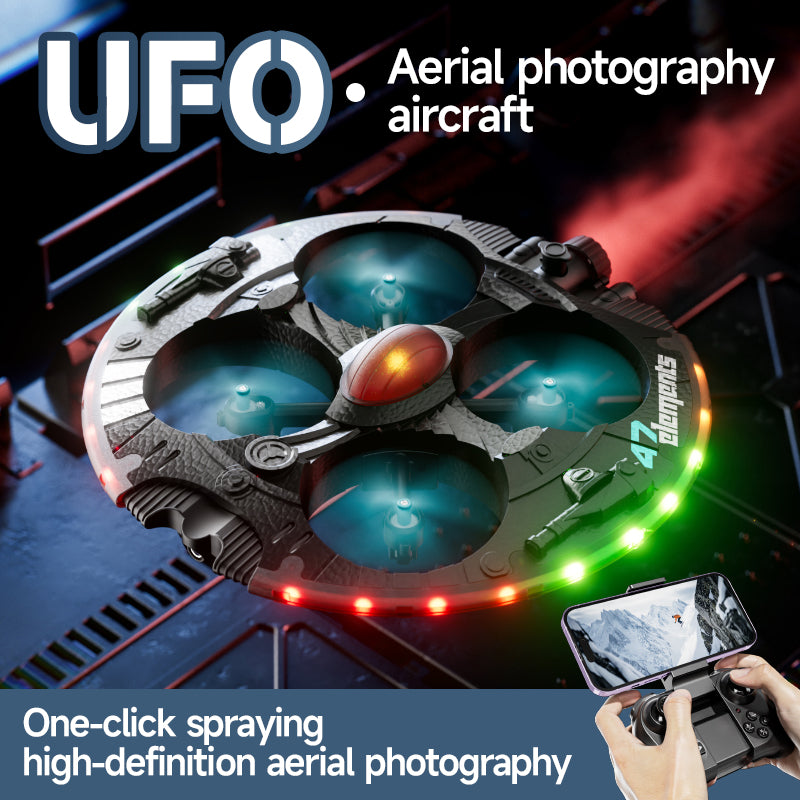 4D-V47 UFO Drone Series – Light & Spray Quadcopter