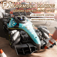 4D-Y2 F1 Formula Stunt RC Car – Gesture Control, Spray & Drift Monster