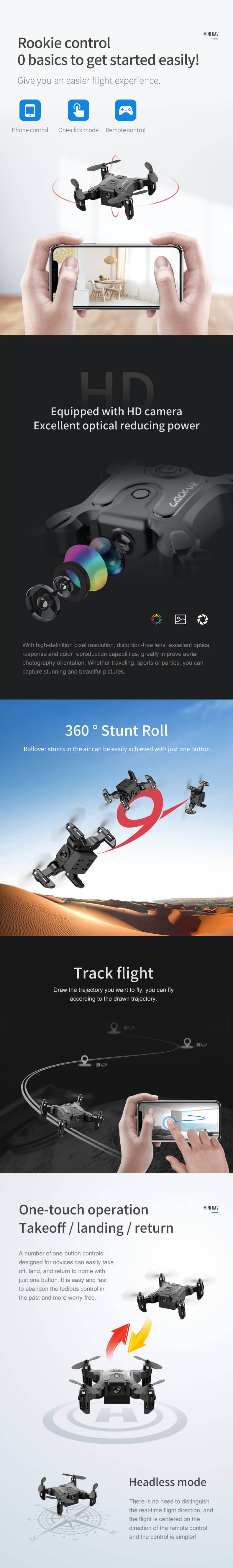 4D-V2 Mini Foldable Drone