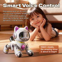4D-Y14-2 Smart AI Robo-Cat – Interactive Gesture & Voice-Controlled Companion