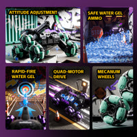 4D-Y13 Stunt Water Gel Tank – 4/6/8-Wheel RC Battle Vehicle