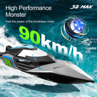 4D‑S2 MAX Series Single‑Propeller High‑Speed RC Boat (Large Size, Brushed Version)