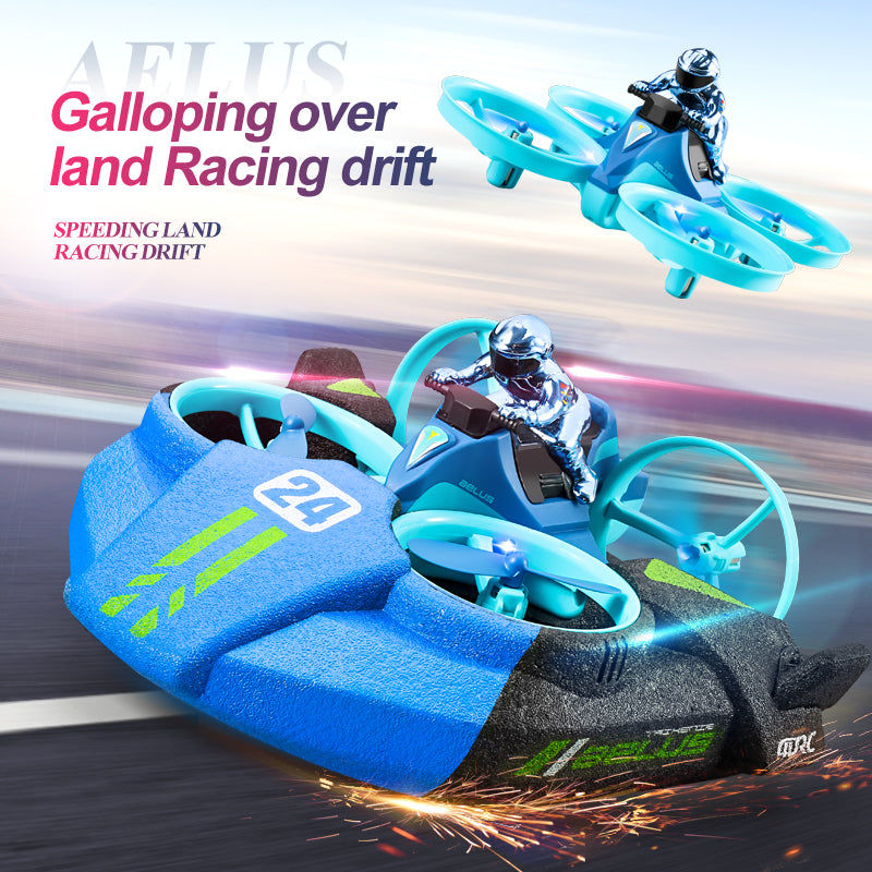 4D-V24 3-in-1 Water, Land & Air RC Quadcopter Stunt Car – 4DRC