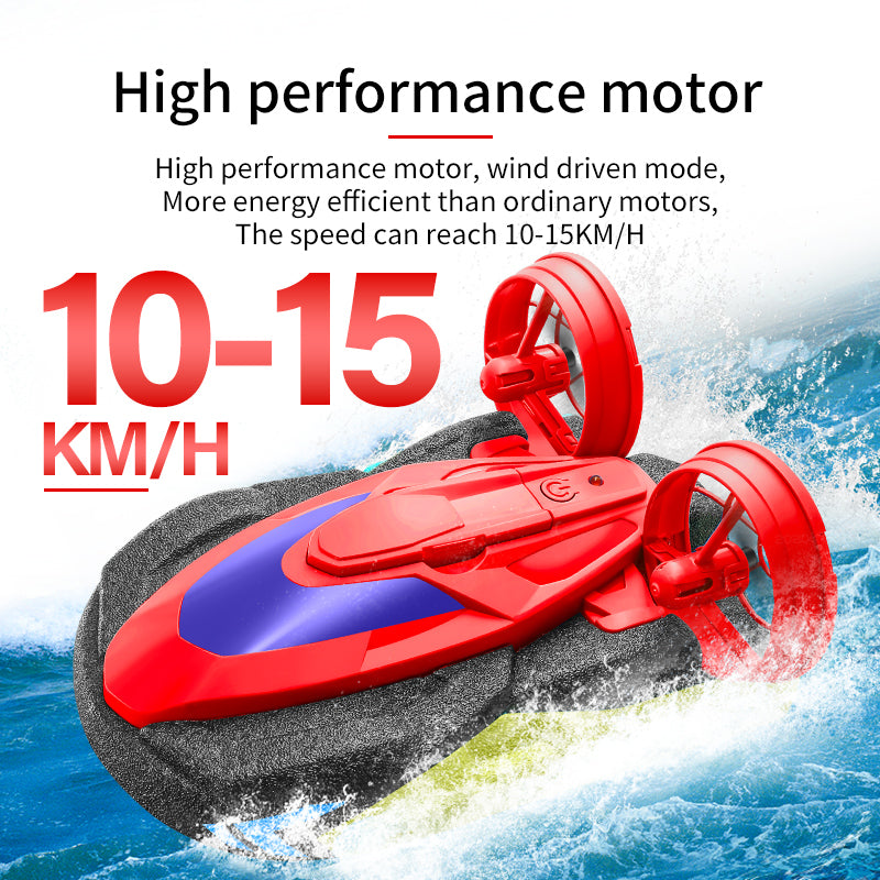 4D‑S10 Series 2‑in‑1 Amphibious Stunt Hovercraft RC Boat