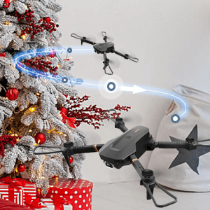 4DRC V4 drone with 1080P HD camera, dual-lens real-time video transmission, app control, quadcopter for beginners, remote control toy gift for adults and children