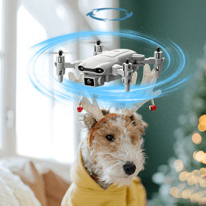 4DRC V9 mini drone with 720P HD camera, dual-lens real-time video transmission, app control, quadcopter for beginners, remote control toy gift for adults and children