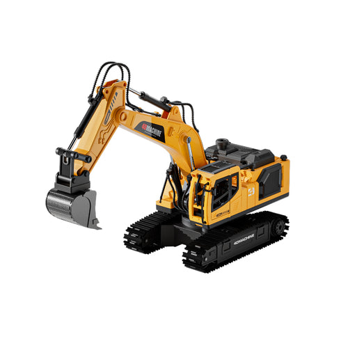 4D‑E1 Series 12‑Channel Alloy Spray Track RC Excavator (1:18 Scale)