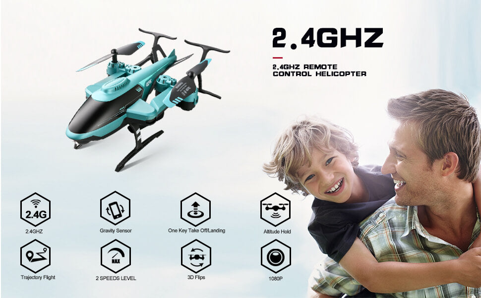 4DRC V10 Remote Control Helicopter drone with camera for kids