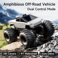 4D-Y10-2 Cyber Amphibious RC Truck – 8K FPV, 4WD Off-Road Monster
