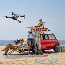 4DRC WISE F9 GPS Brushless Drone Auto return