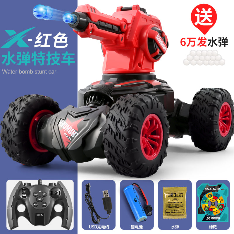 4D-C12 RC Battle Tank Stunt Car – Gesture Control, Water Bomb Shooting & Transformable Drift Vehicle