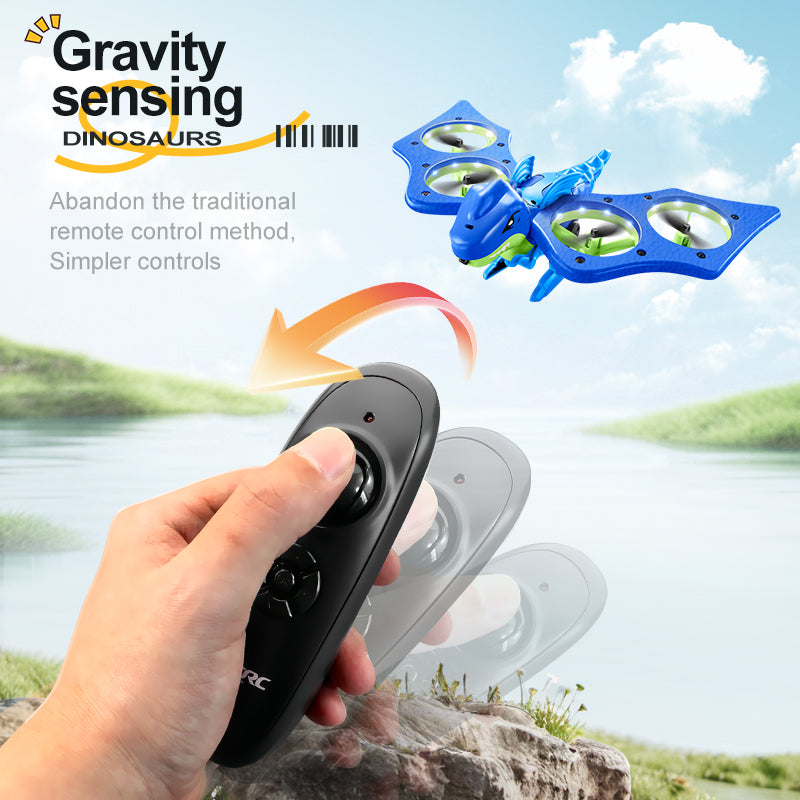 4D-V48 Dinosaur Quadcopter: Obstacle Avoidance RC Drone for Kids