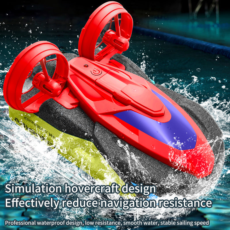 4D‑S10 Series 2‑in‑1 Amphibious Stunt Hovercraft RC Boat