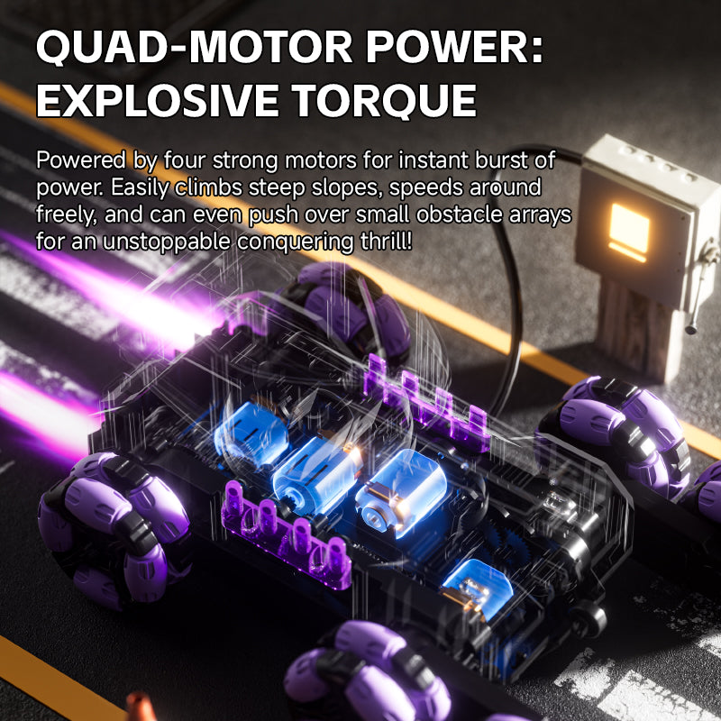 4D-Y13 Stunt Water Gel Tank – 4/6/8-Wheel RC Battle Vehicle