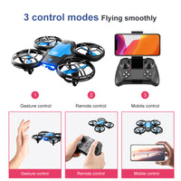 4D-V8 Induction RC Quadcopter – 5MP HD Camera, 3 Control Modes, Full Protection for Kids & Beginners