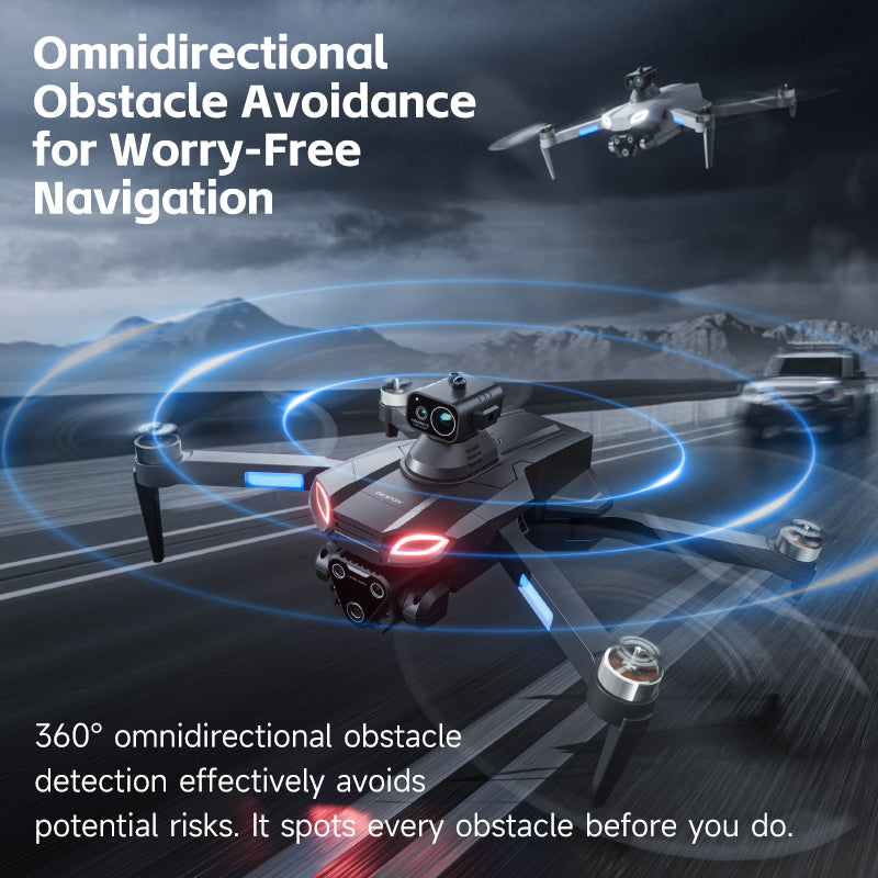 4D-M7 Cool Light Drone – Large Screen GPS Edition