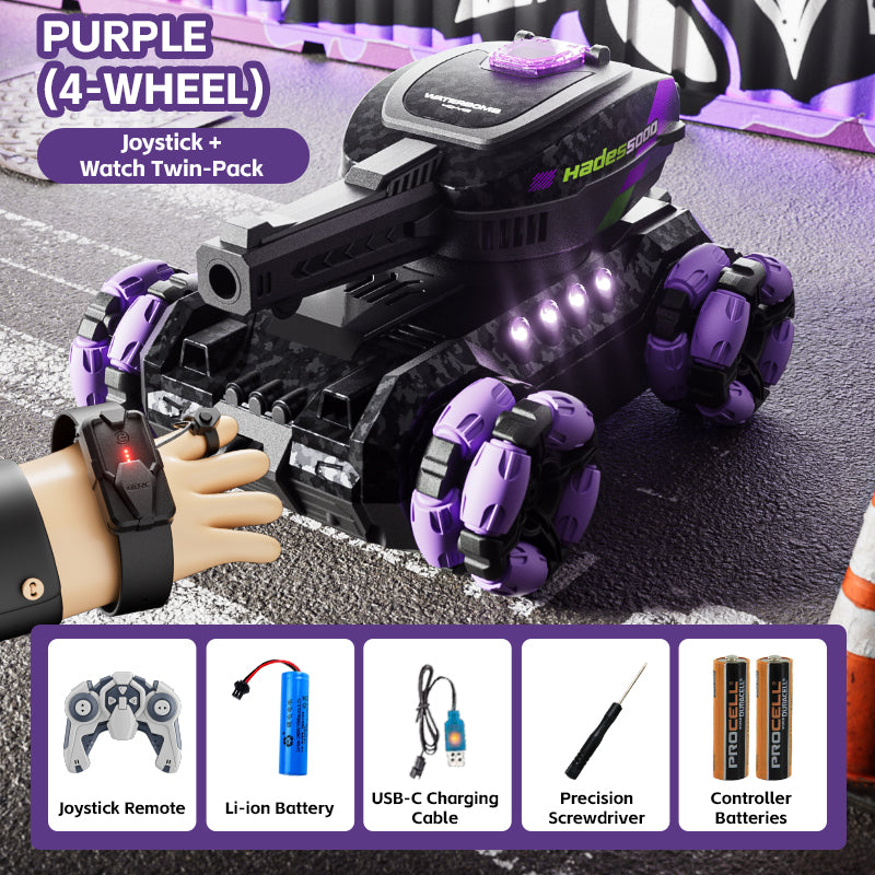 4D-Y13 Stunt Water Gel Tank – 4/6/8-Wheel RC Battle Vehicle