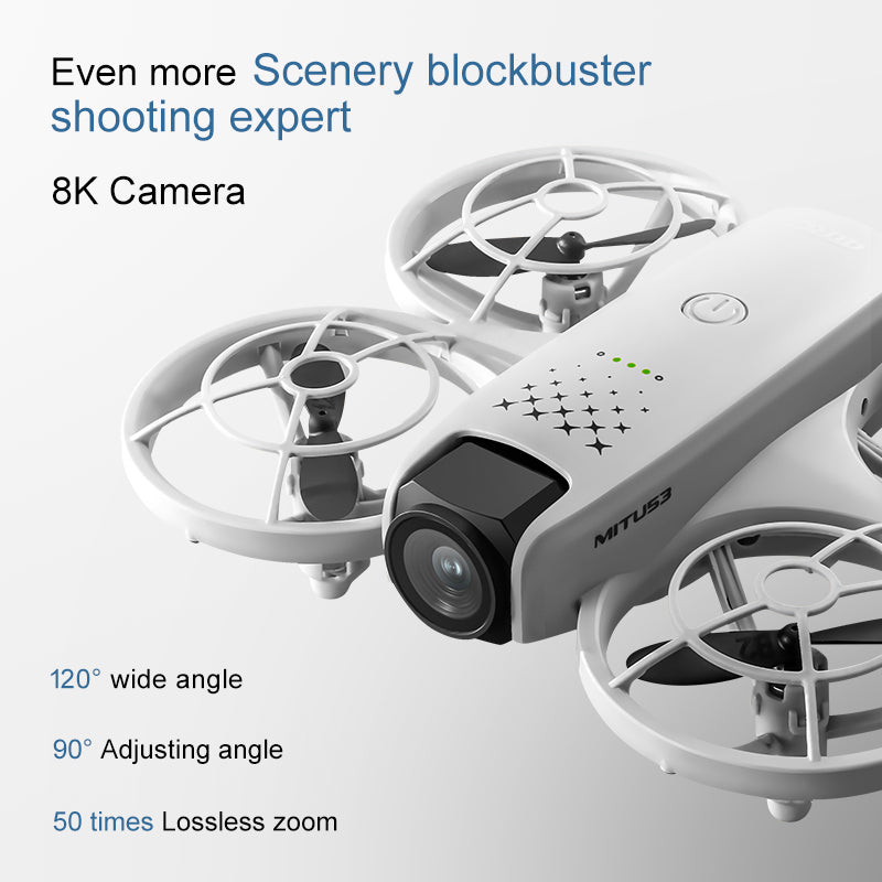 4D-V53 8K RC Drone with Screen Remote Controller – Beginner-Friendly Aerial Photography