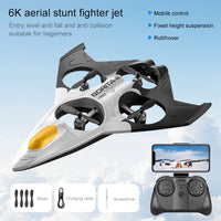 4D-V56 ABS Stunt Fighter Jet | 6K Camera & Fixed Height Drone for Beginners