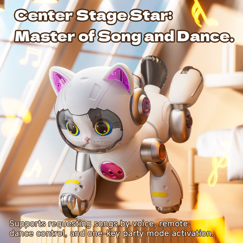 4D-Y14-2 Smart AI Robo-Cat – Interactive Gesture & Voice-Controlled Companion