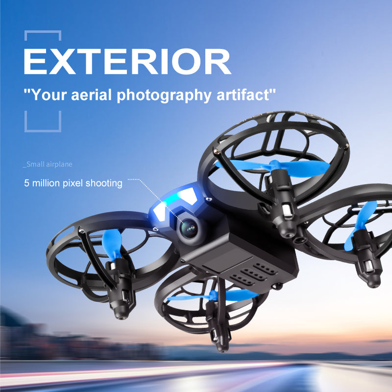 4D-V8 Induction RC Quadcopter – 5MP HD Camera, 3 Control Modes, Full Protection for Kids & Beginners