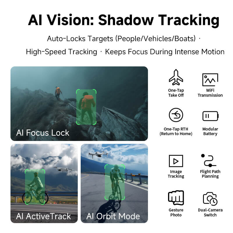 4D-F15 Professional Drone with EIS 3-axis Anti-shake Gimbal Camera
