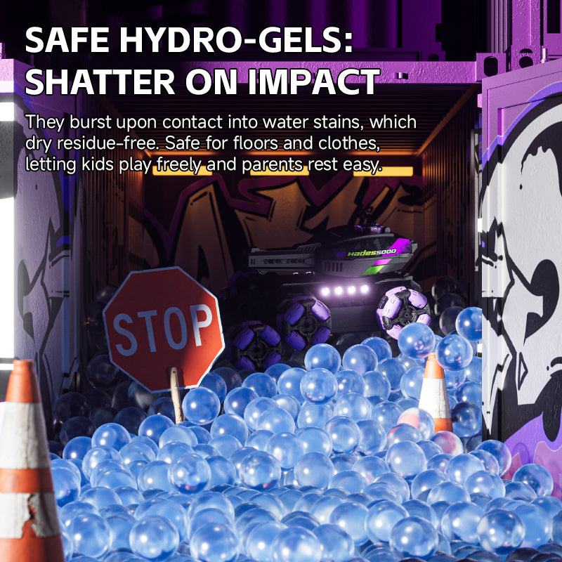 4D-Y13 Stunt Water Gel Tank – 4/6/8-Wheel RC Battle Vehicle