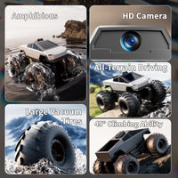 4D-Y10-2 Cyber Amphibious RC Truck – 8K FPV, 4WD Off-Road Monster