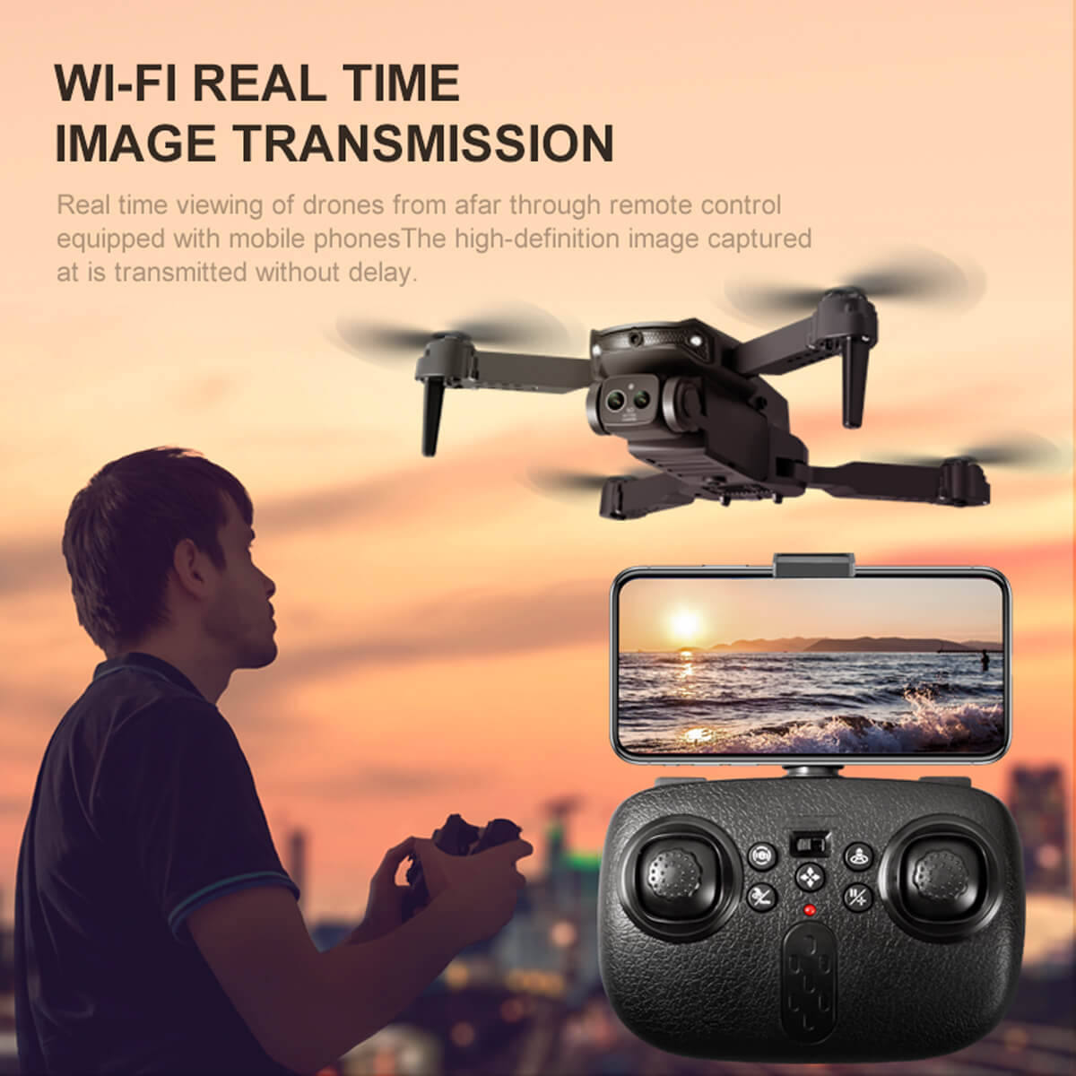 4D-V32 Beginner Obstacle Avoidance Drone