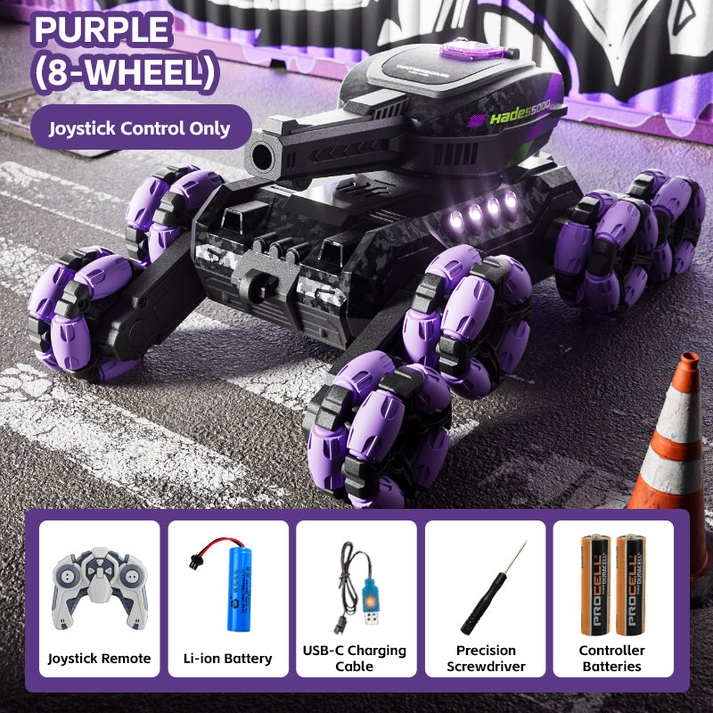 4D-Y13 Stunt Water Gel Tank – 4/6/8-Wheel RC Battle Vehicle